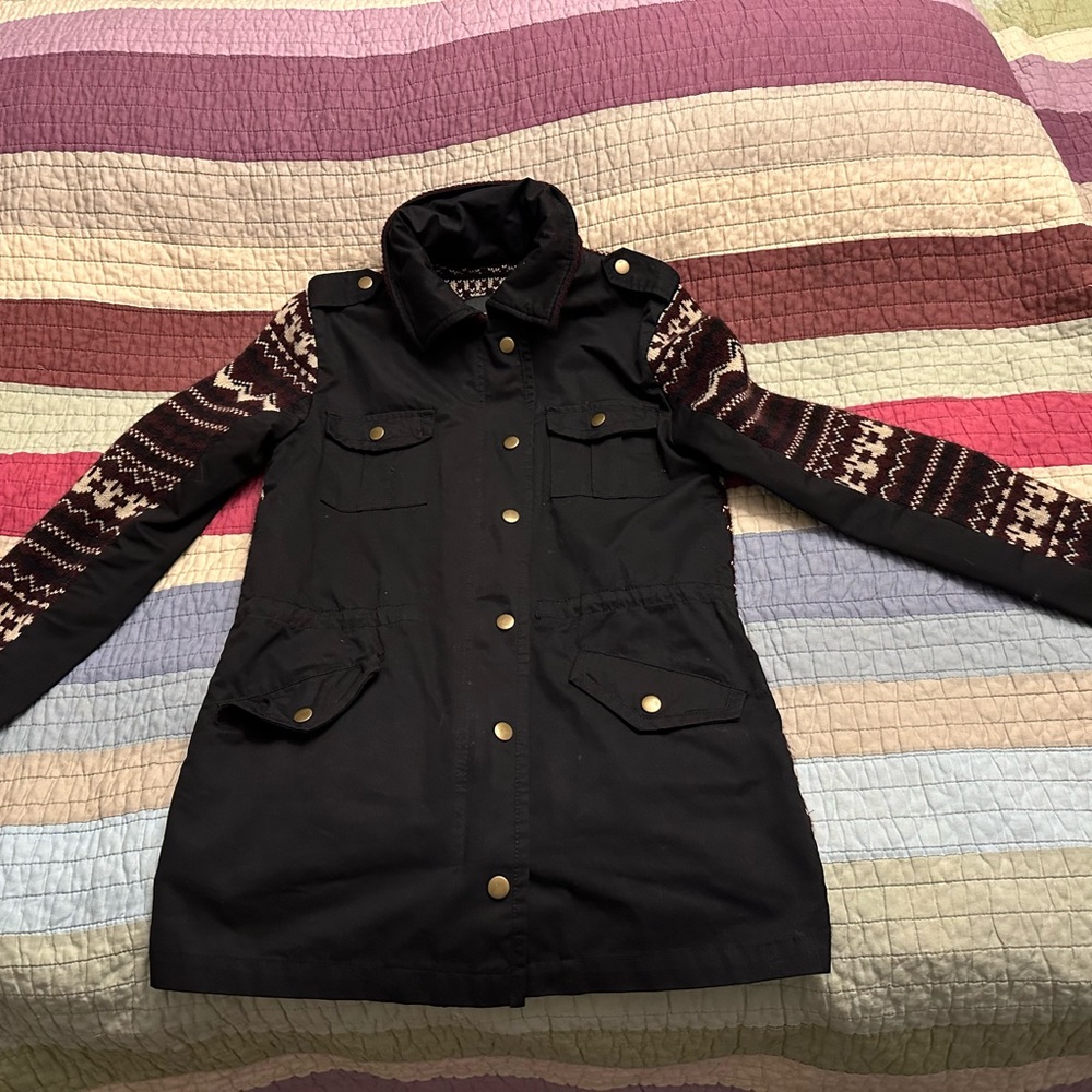 XS sweater/jean jacket